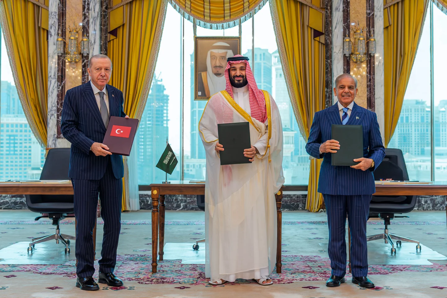 Illustration de l’article « L’Arabie saoudite, la Turquie et le Pakistan signent un accord de défense mutuelle à La Mecque »
